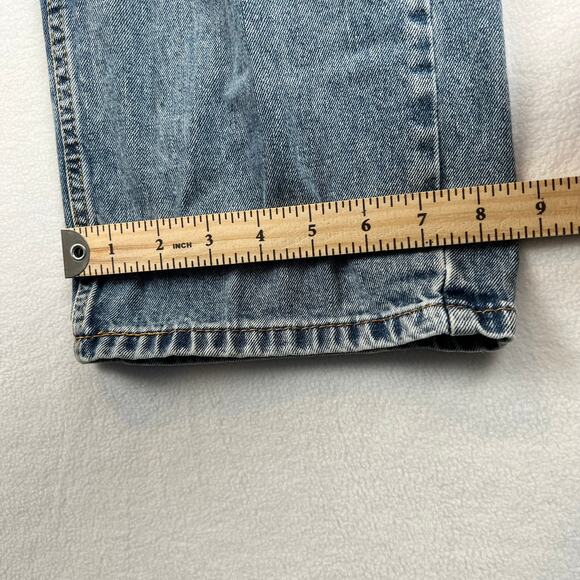 Levis 559 Jeans Mens 40x32 Blue Relaxed Straight Mid Rise Medium Wash Denim Y2K - Picture 10 of 11